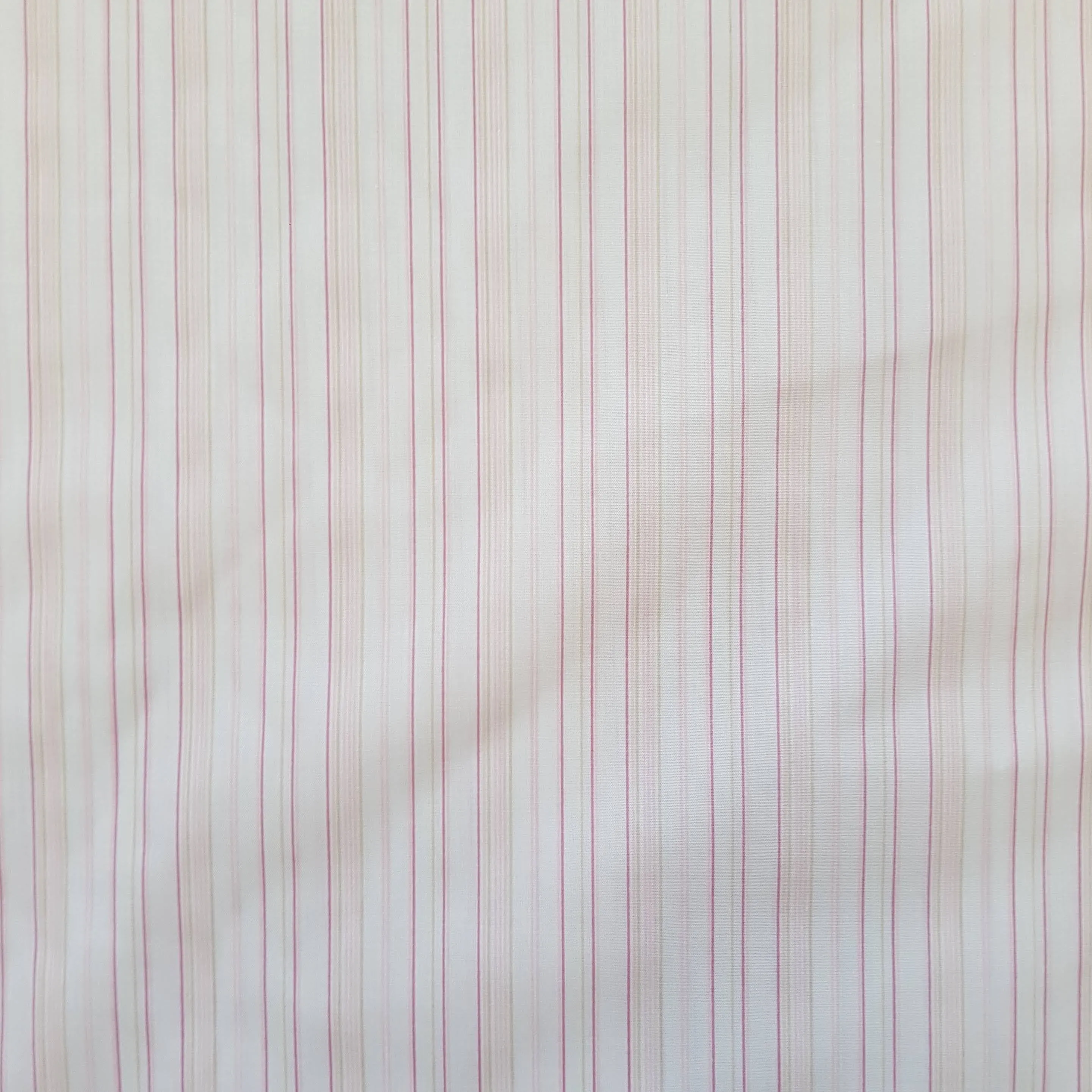 Pink Striped Cotton Fabric