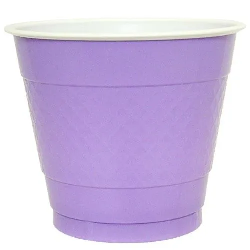 Plastic Solid Color Party Tableware<br/>Size Options: 10.25inch Plate, 9inch Plate, 7inch Plate, 15oz Bowl, 18oz Cup, 12oz Cup, 9oz Cup, 10.25inch Compartment Plate