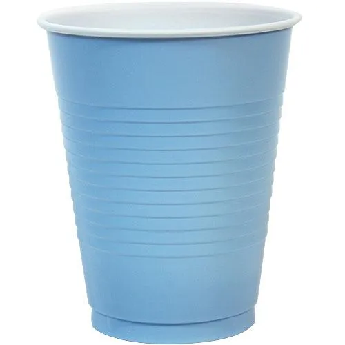 Plastic Solid Color Party Tableware<br/>Size Options: 10.25inch Plate, 9inch Plate, 7inch Plate, 15oz Bowl, 18oz Cup, 12oz Cup, 9oz Cup, 10.25inch Compartment Plate