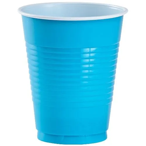 Plastic Solid Color Party Tableware<br/>Size Options: 10.25inch Plate, 9inch Plate, 7inch Plate, 15oz Bowl, 18oz Cup, 12oz Cup, 9oz Cup, 10.25inch Compartment Plate