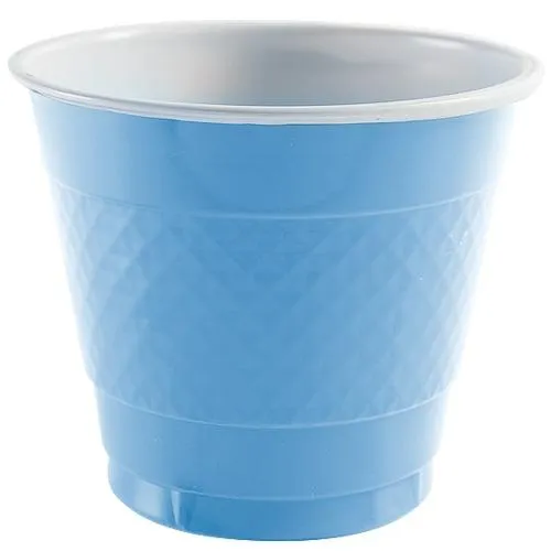 Plastic Solid Color Party Tableware<br/>Size Options: 10.25inch Plate, 9inch Plate, 7inch Plate, 15oz Bowl, 18oz Cup, 12oz Cup, 9oz Cup, 10.25inch Compartment Plate