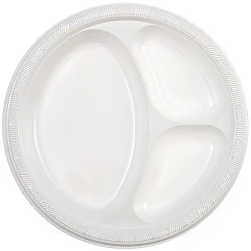 Plastic Solid Color Party Tableware<br/>Size Options: 10.25inch Plate, 9inch Plate, 7inch Plate, 15oz Bowl, 18oz Cup, 12oz Cup, 9oz Cup, 10.25inch Compartment Plate