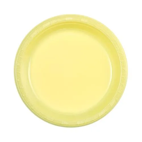 Plastic Solid Color Party Tableware<br/>Size Options: 10.25inch Plate, 9inch Plate, 7inch Plate, 15oz Bowl, 18oz Cup, 12oz Cup, 9oz Cup, 10.25inch Compartment Plate