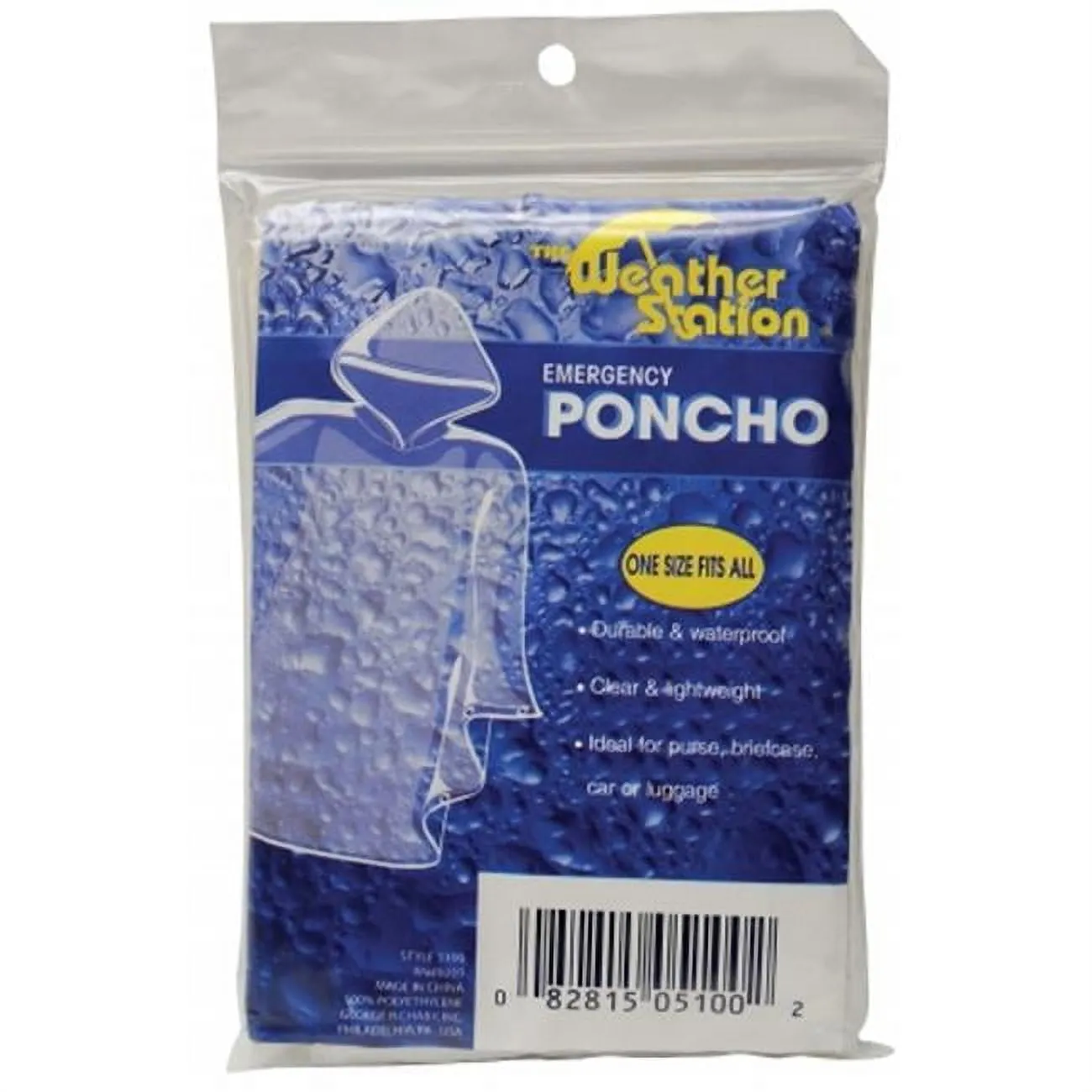 Poncho Emergency, Weather Station - 1 Ea