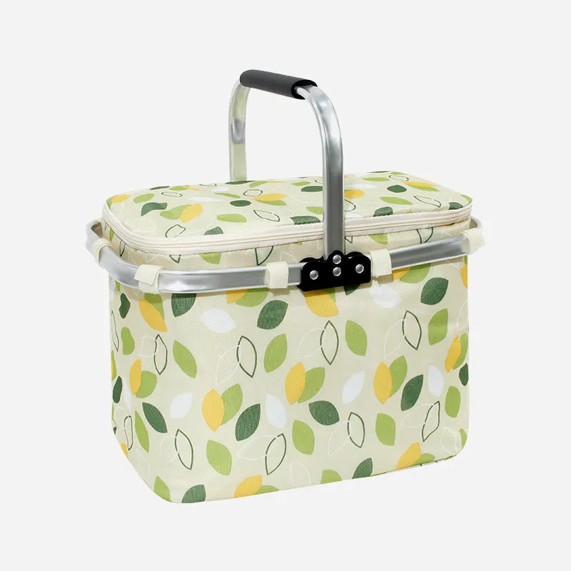 Portable Light-duty Travel Heat Insulation Insulation Bag Leak-proof Waterproof Thickened Aluminum Film Picnic Basket