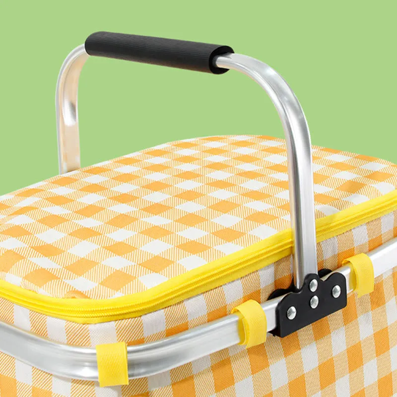 Portable Light-duty Travel Heat Insulation Insulation Bag Leak-proof Waterproof Thickened Aluminum Film Picnic Basket