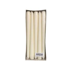 Price's Ivory Dinner Candles (Pack of 10)