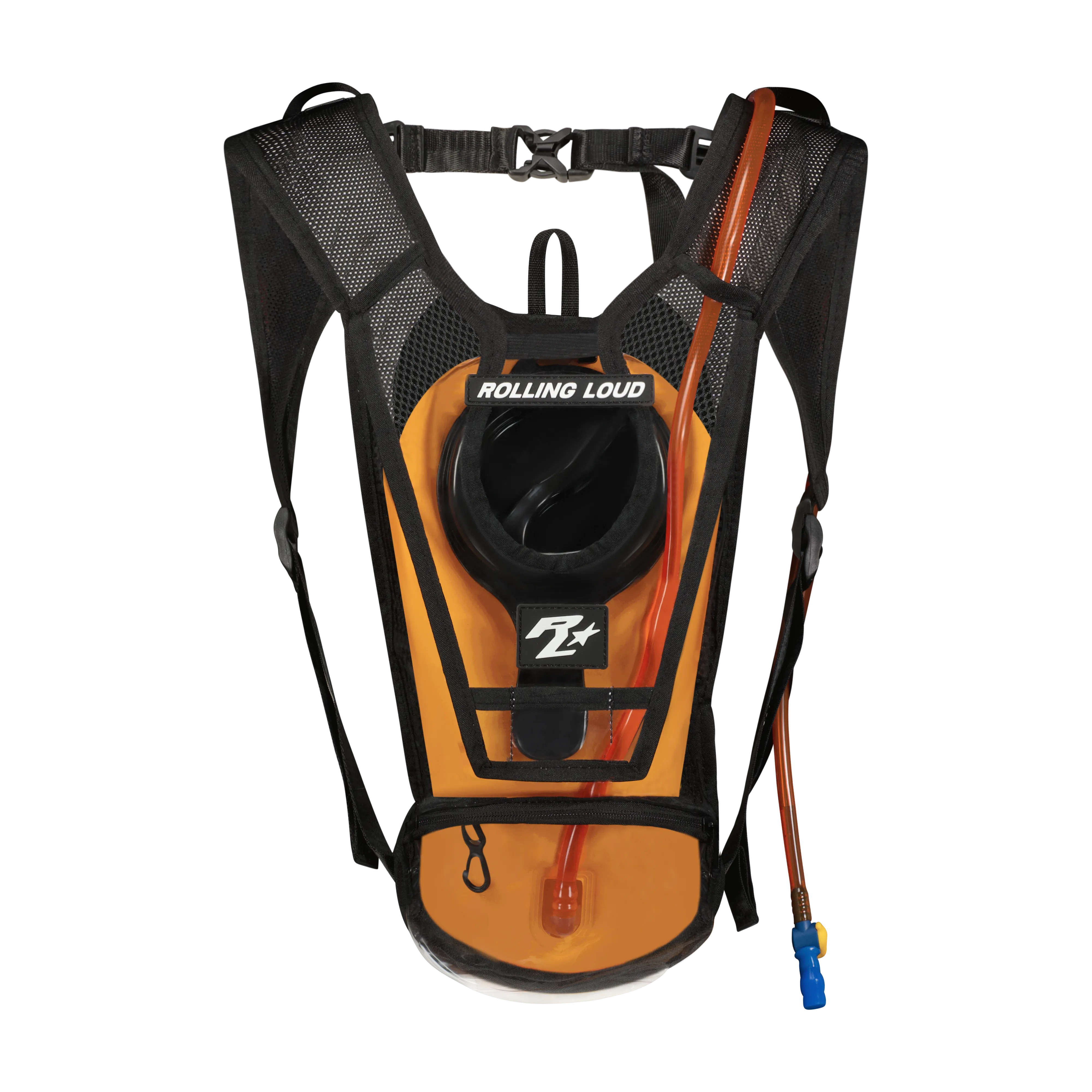 RL  Clear Orange Hydration Backpack - Festival Approved