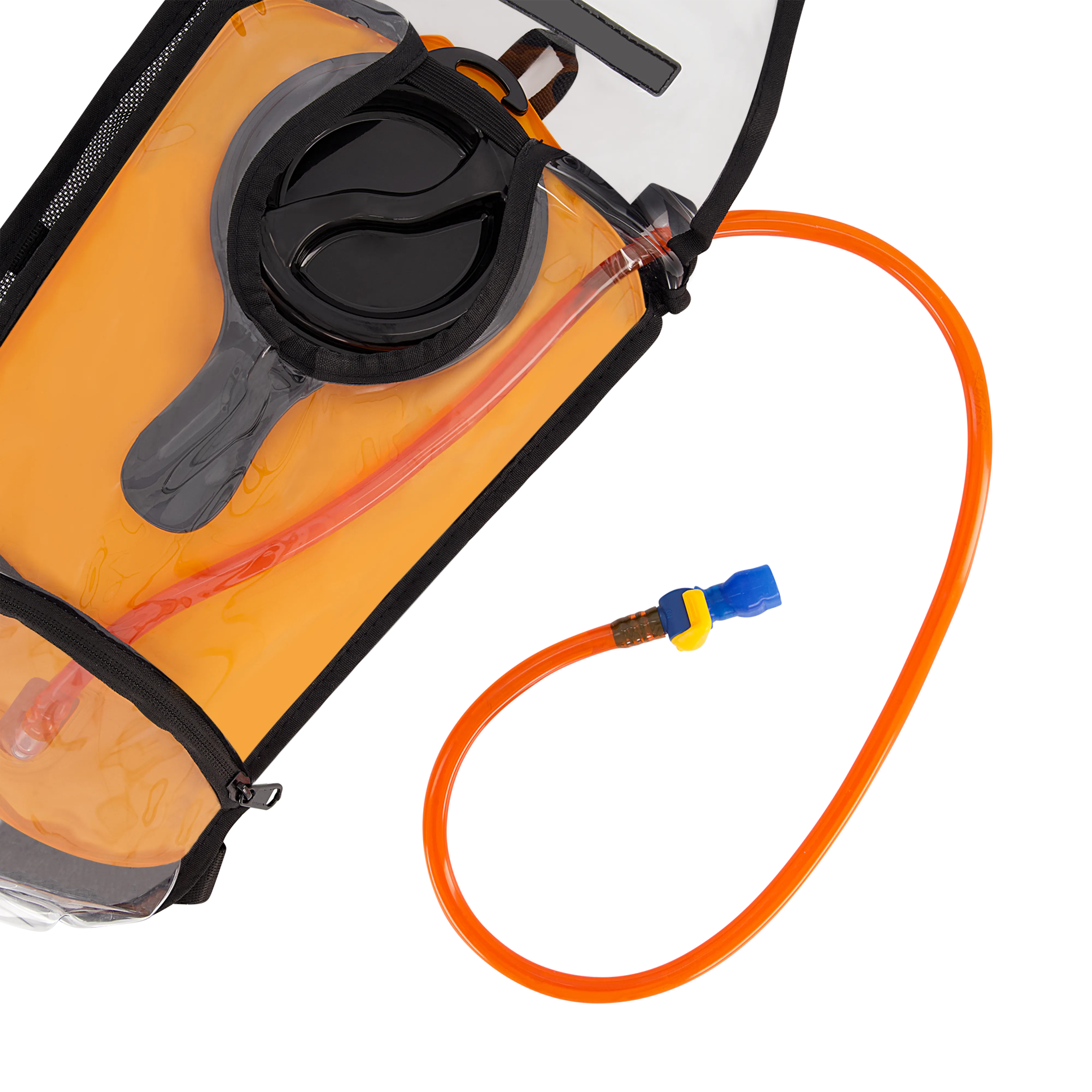 RL  Clear Orange Hydration Backpack - Festival Approved