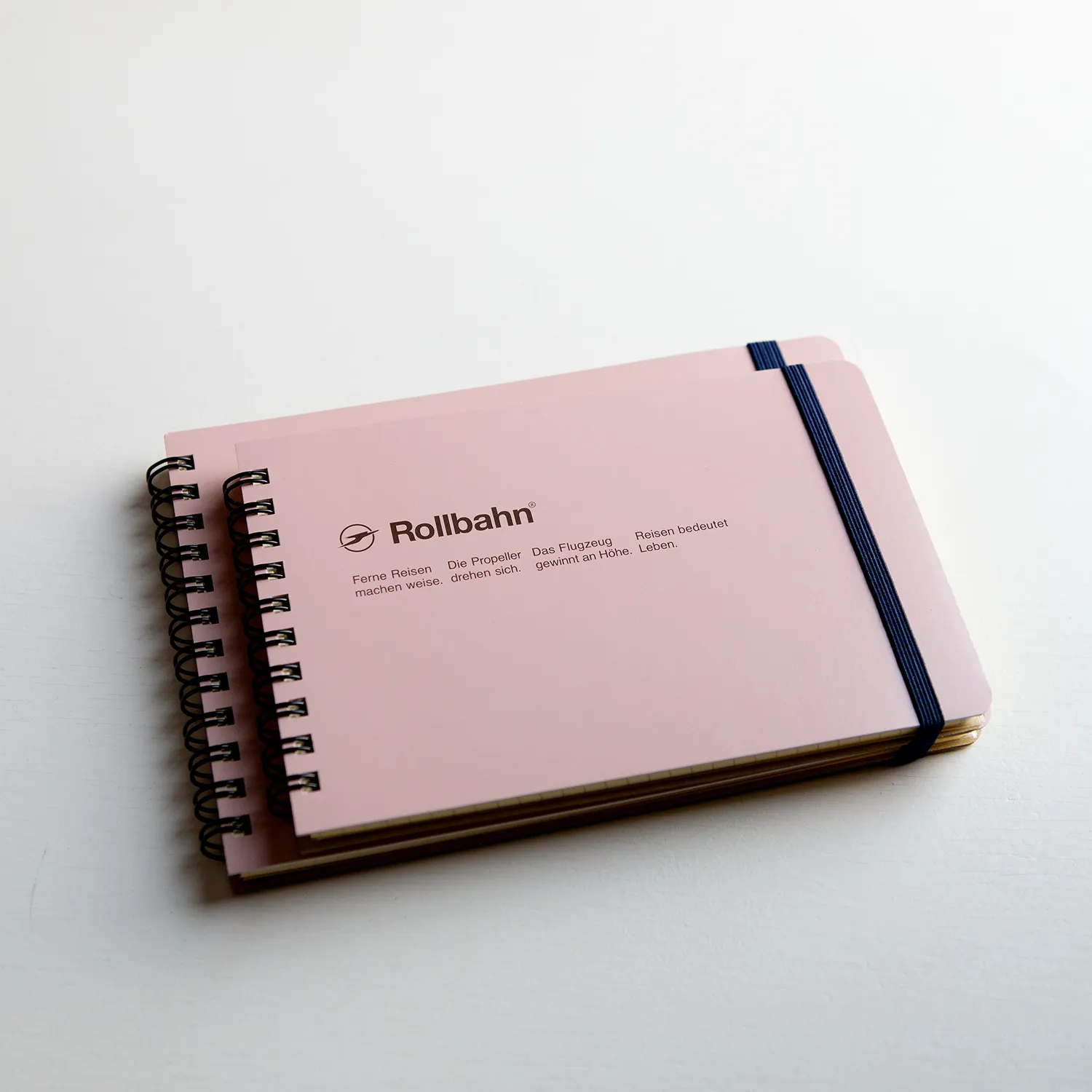 Rollbahn spiral notebook - Rose Dust