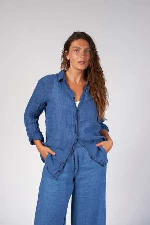 Romy - Lightweight Indigo Linen