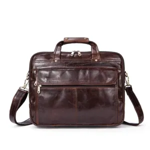 Rossie Viren  Leather  Mens Briefcase