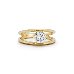 Sadie Round Solitaire Ring (1.01tcw)