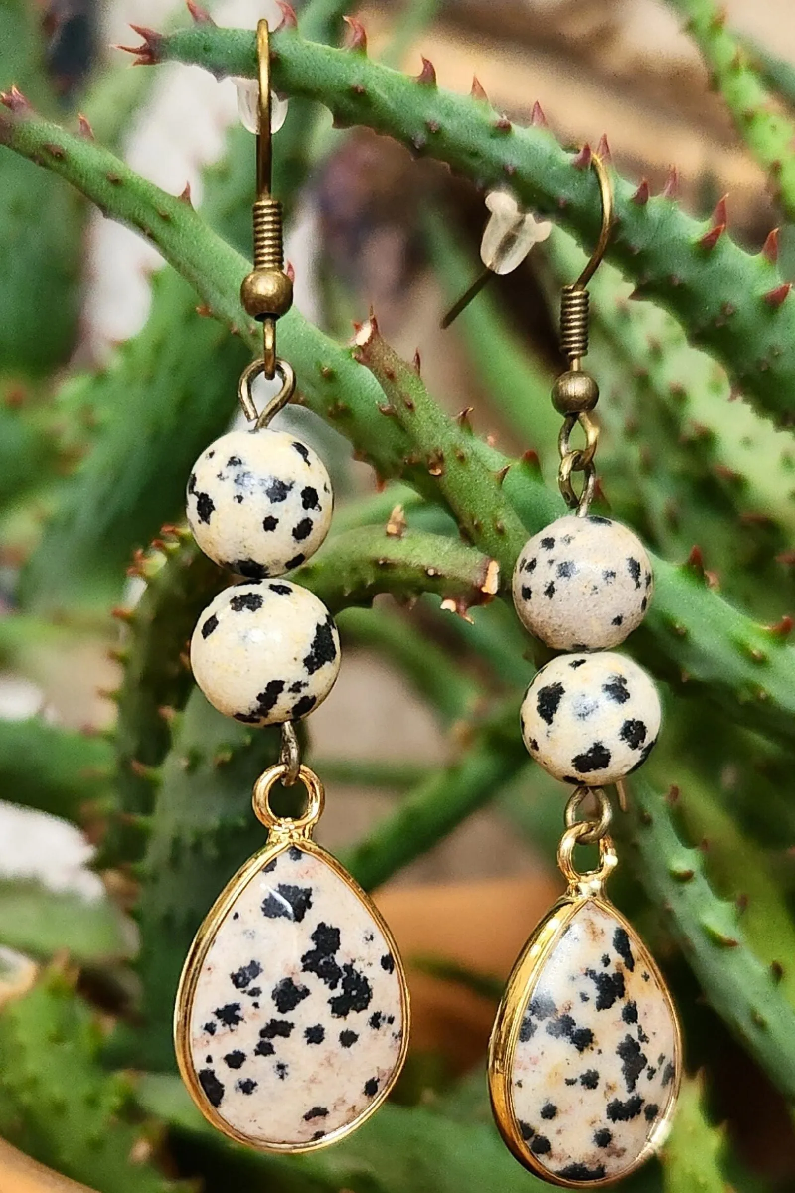 Sasha Dalmatian Earrings