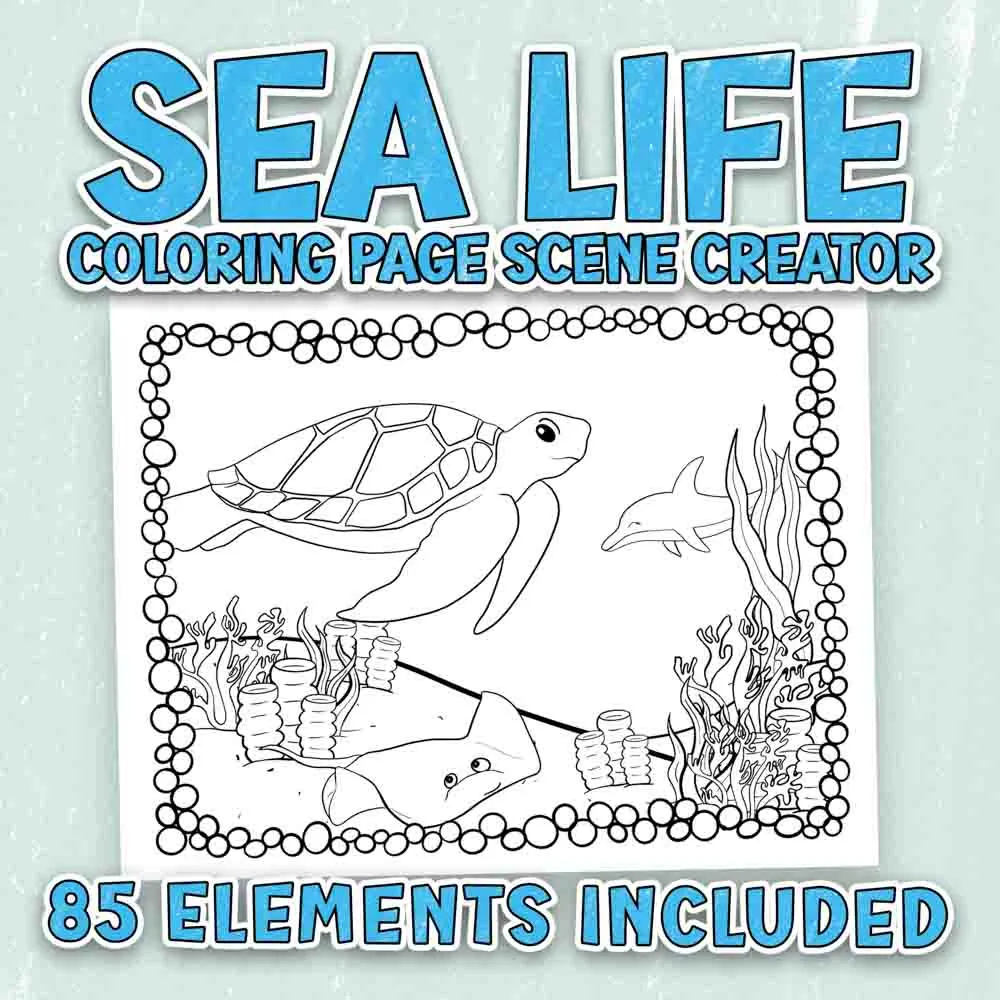 Sea Life Scene Creator Set