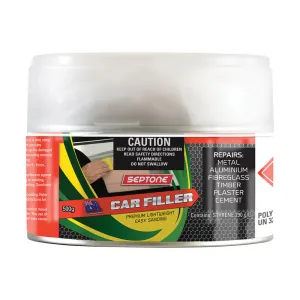 SEPTONE Automotive Lightweight Polyester Car Body Filler 500g with Hardener