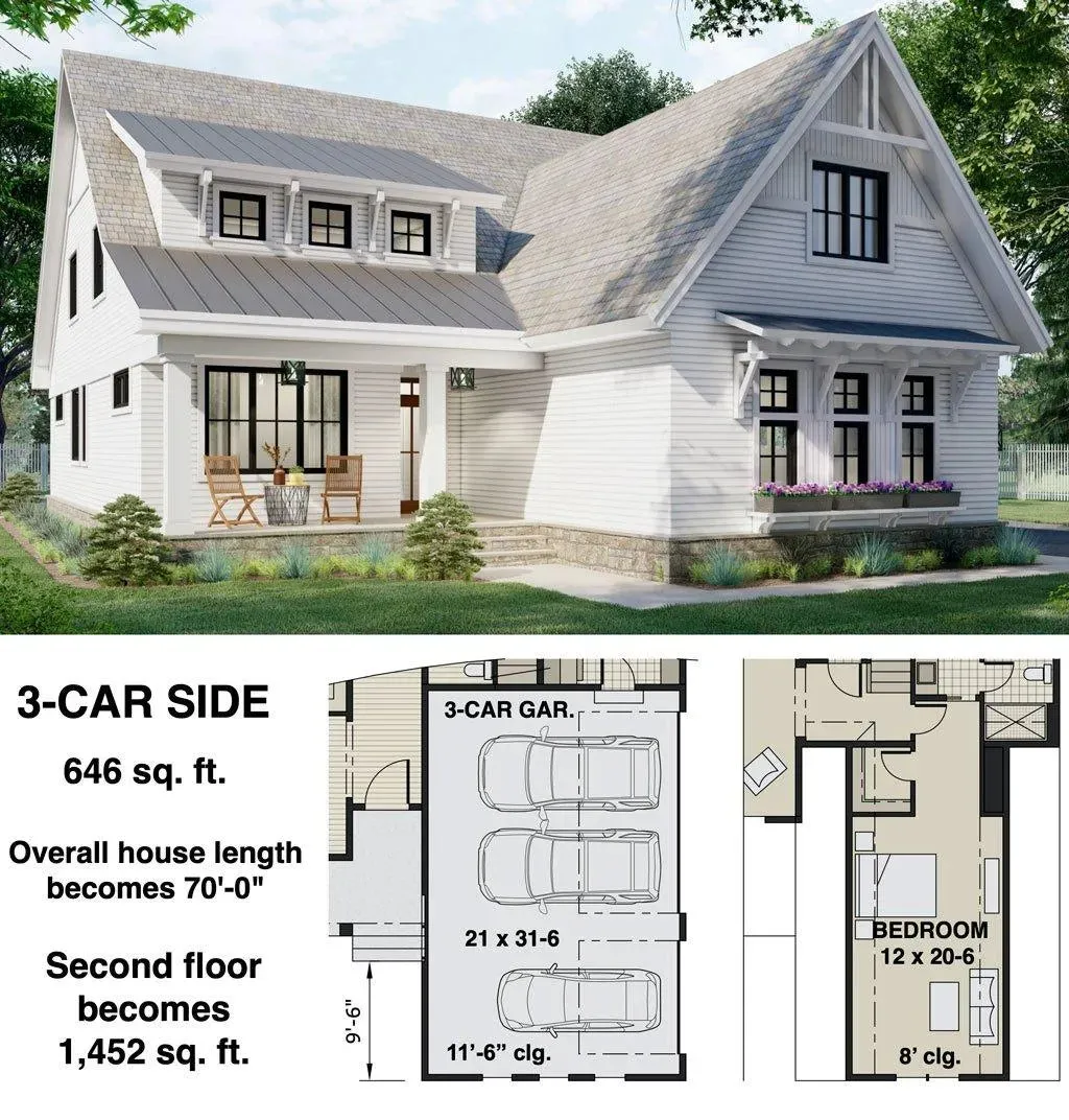 Spacious 4-Bedroom Home with Versatile Garage Bays options