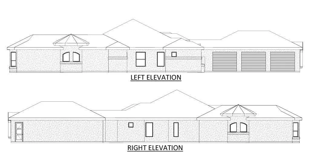 Spacious 4-Bedroom House Plan with Expansive Living Space