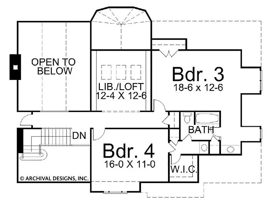 Spacious Home Plan with 4 Bedrooms, 4 Bathrooms, and Walkout Basement