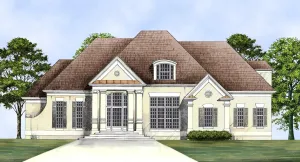 Spacious Home Plan with 4 Bedrooms, 4 Bathrooms, and Walkout Basement