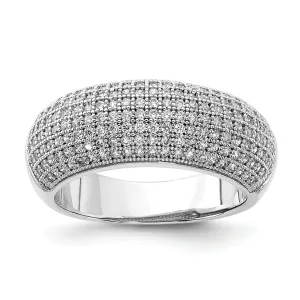 Sterling Silver Cubic Zirconia Polished Ring