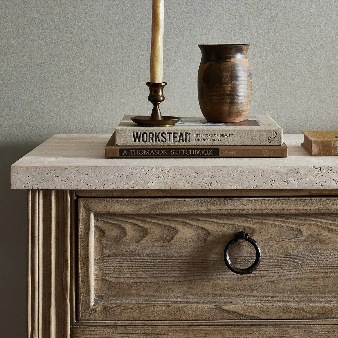 The Lazy Monsieur Partouche Marble Console Table