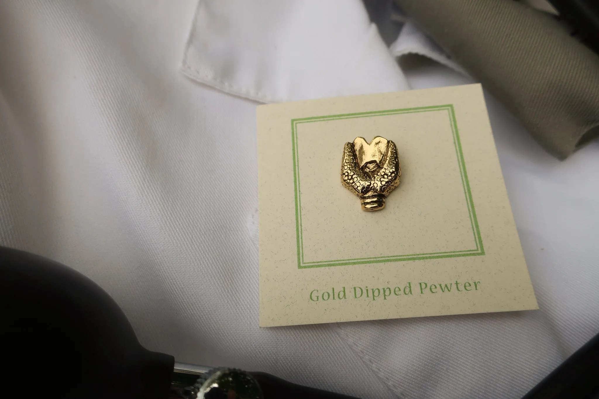 Thyroid Gland Gold Lapel Pin