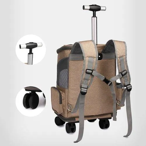 Traveling Stroller Carrier Bag With Removable Rolling Wheels