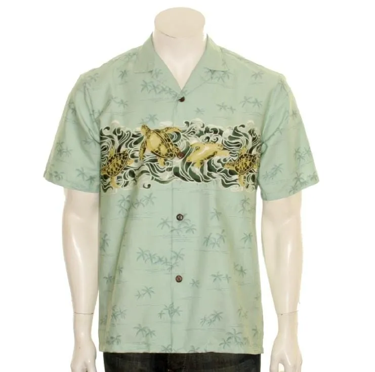 Turtle Waves Aloha Shirt