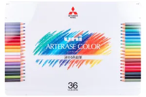 Uni Arterase Colored Pencils, Set of 36