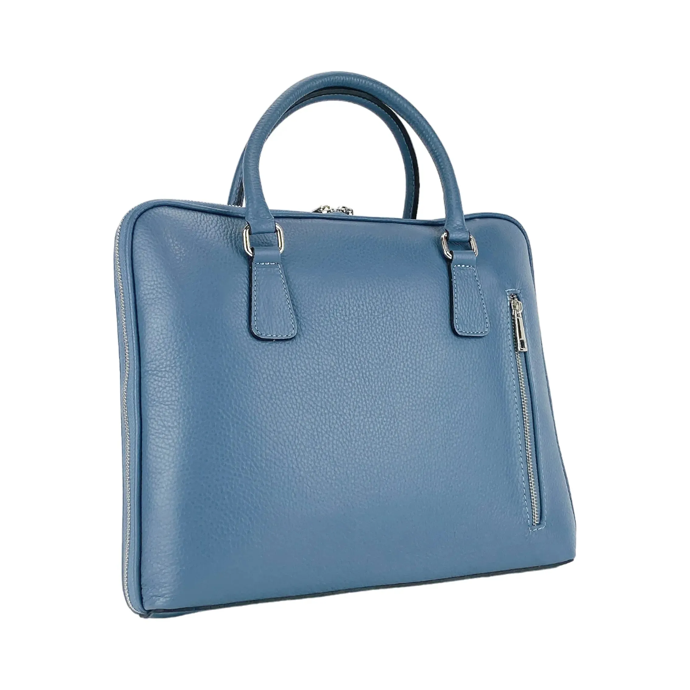 Unisex Italian Leather Business Briefcase - RB1019P