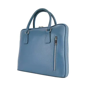 Unisex Italian Leather Business Briefcase - RB1019P