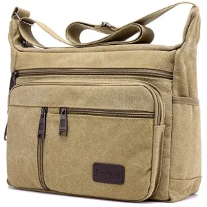 Vintage Canvas Travel Crossbody Bag