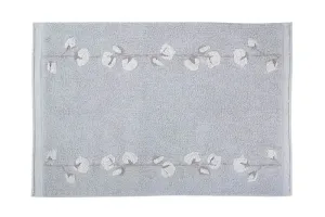 Washable cotton rug "cotton bolls"