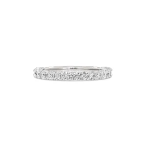 Wedding Round Brilliant Cut Eternity Ring | Platinum