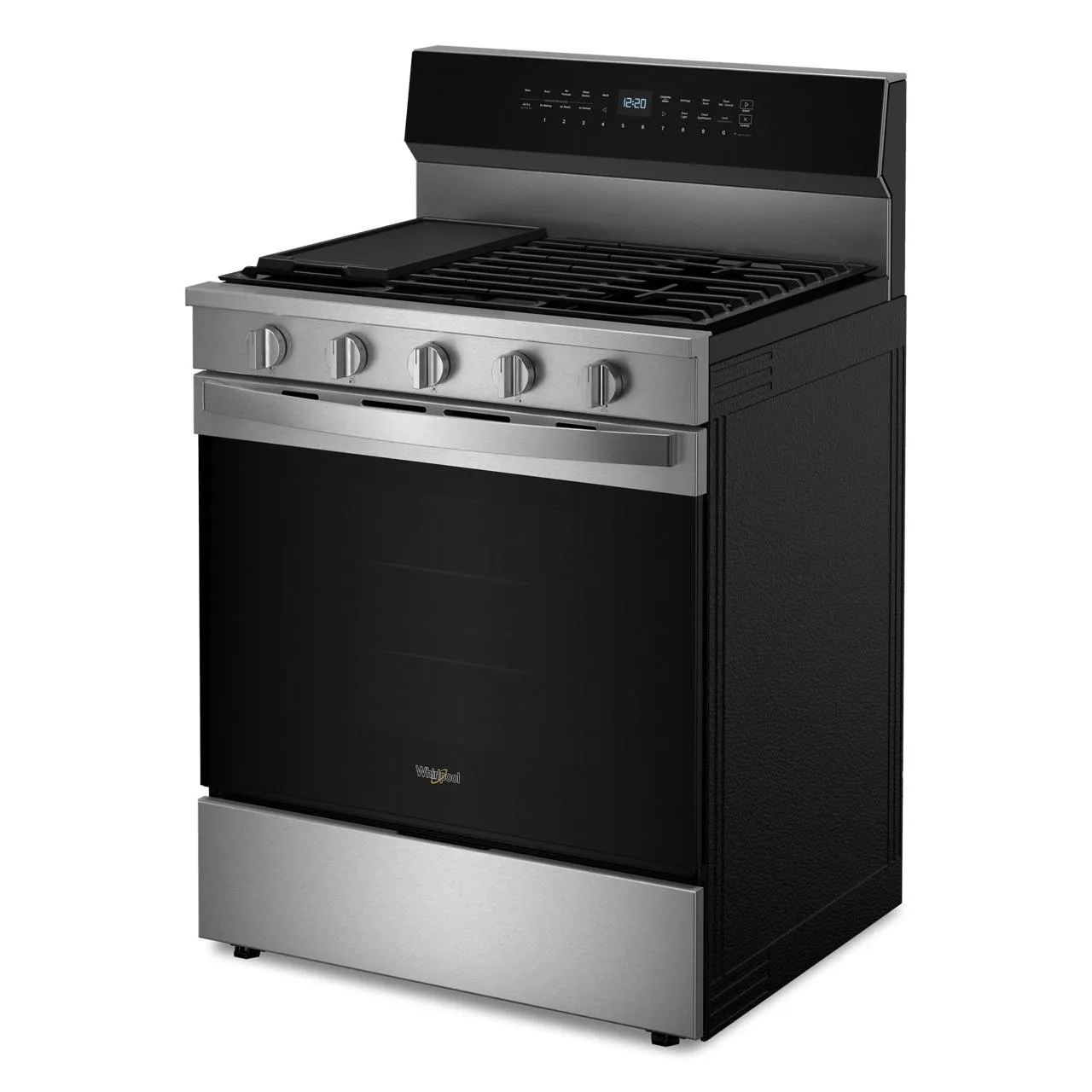 Whirlpool 30-inch Freestanding Gas Range with Air Fry Technology WFGS7530RZ