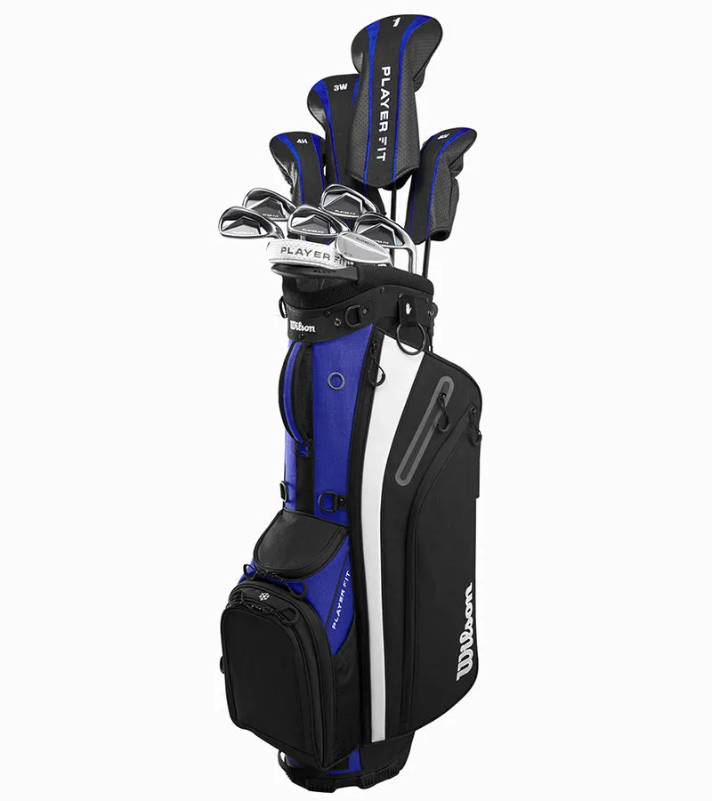 Wilson Mens PlayerFit Compete Set Steel - Stand Bag