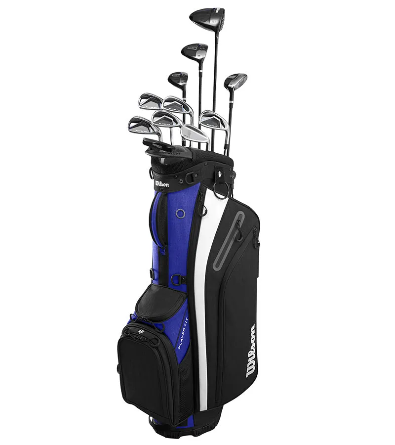 Wilson Mens PlayerFit Compete Set Steel - Stand Bag