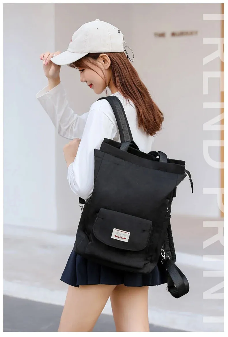 Women's Backpack Travel Large Backpack Handbag Schoolbag For Girls Women's Black Bag Female Shoulder Back Mochila