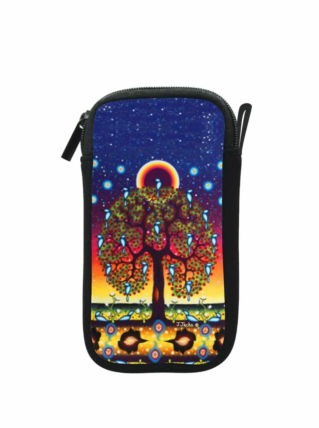 Zippered Accessories Case "Tree of Life" Artwork by Native Artist James Jacko